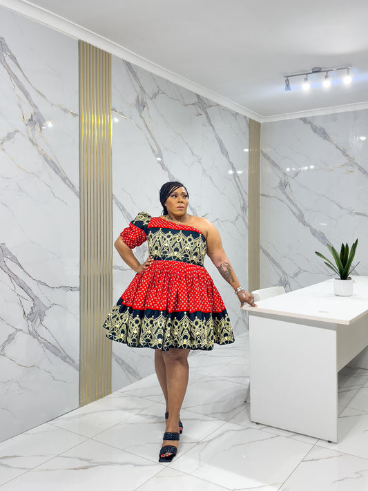 Zokhahlamba One arm Dress